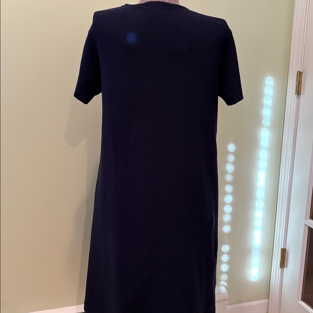 Hanna Andersson Navy Ponte Knit Dress Medium - Picture 6 of 11